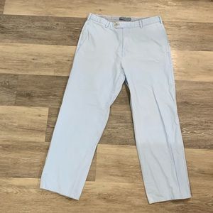 Peter Millar Pima cotton baby blue chino pants men’s 33